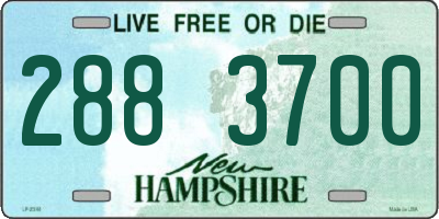 NH license plate 2883700
