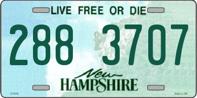 NH license plate 2883707