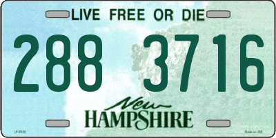 NH license plate 2883716