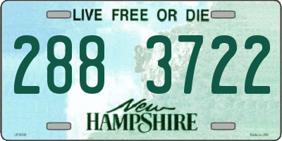 NH license plate 2883722