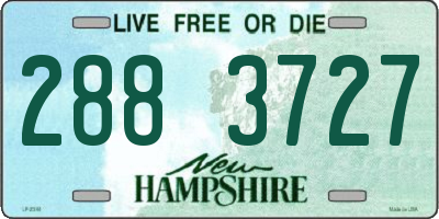 NH license plate 2883727