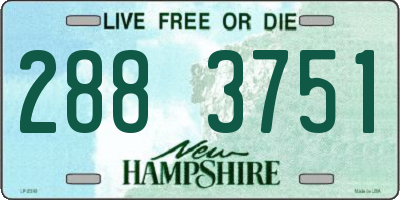 NH license plate 2883751