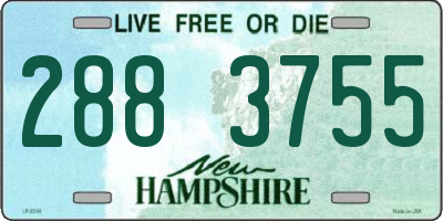 NH license plate 2883755