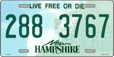 NH license plate 2883767