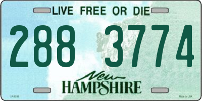 NH license plate 2883774