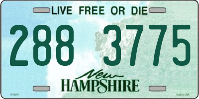 NH license plate 2883775