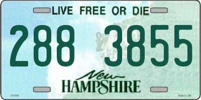 NH license plate 2883855