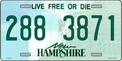 NH license plate 2883871