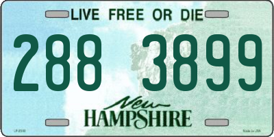 NH license plate 2883899