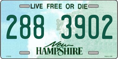 NH license plate 2883902