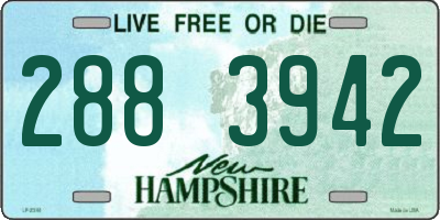 NH license plate 2883942