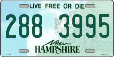 NH license plate 2883995