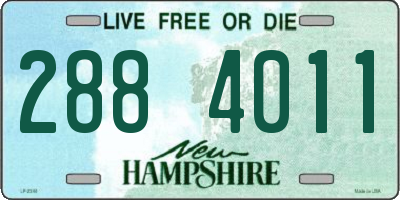 NH license plate 2884011
