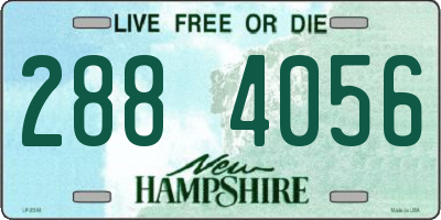 NH license plate 2884056