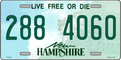 NH license plate 2884060