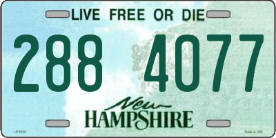 NH license plate 2884077