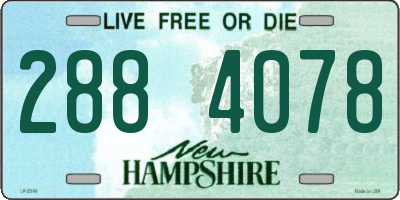 NH license plate 2884078