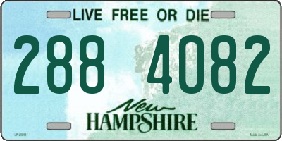 NH license plate 2884082