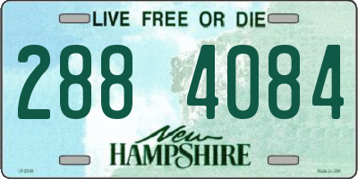 NH license plate 2884084