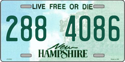 NH license plate 2884086