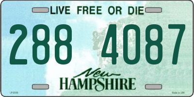 NH license plate 2884087