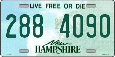 NH license plate 2884090