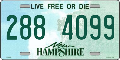 NH license plate 2884099