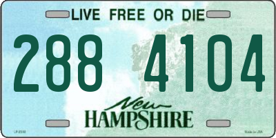 NH license plate 2884104