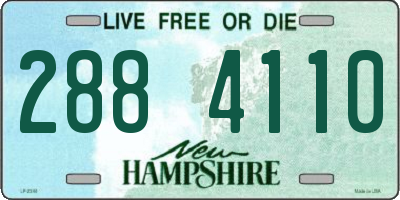 NH license plate 2884110