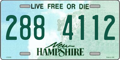 NH license plate 2884112