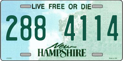 NH license plate 2884114