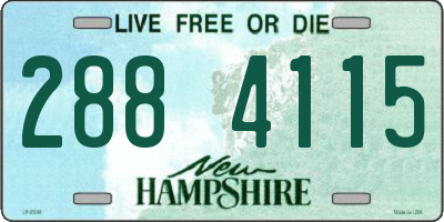 NH license plate 2884115