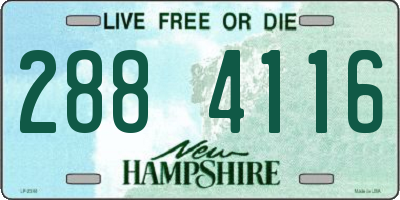 NH license plate 2884116