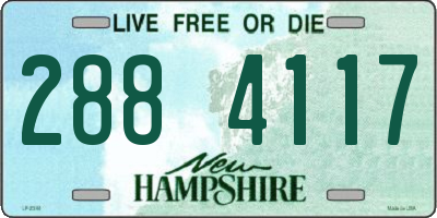 NH license plate 2884117