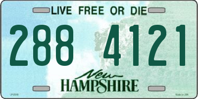 NH license plate 2884121