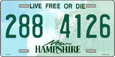 NH license plate 2884126