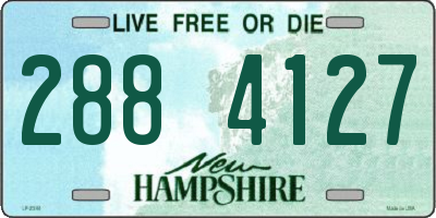 NH license plate 2884127