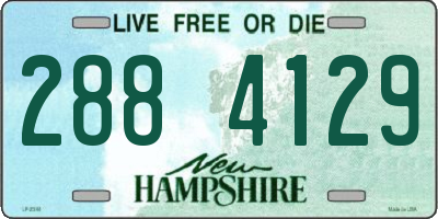 NH license plate 2884129