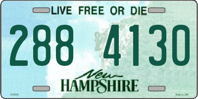 NH license plate 2884130