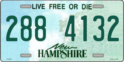 NH license plate 2884132