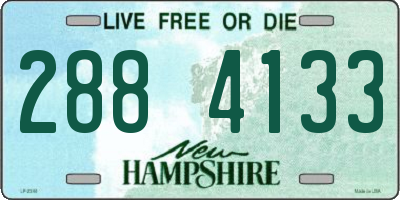 NH license plate 2884133