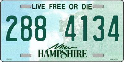 NH license plate 2884134