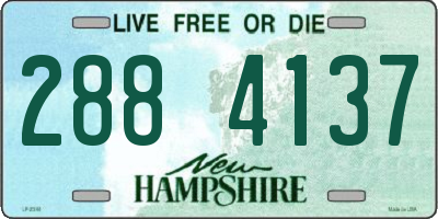 NH license plate 2884137