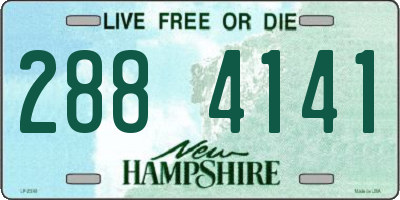 NH license plate 2884141