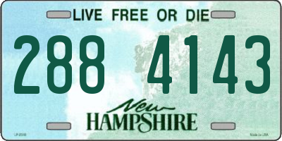 NH license plate 2884143