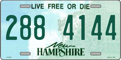 NH license plate 2884144