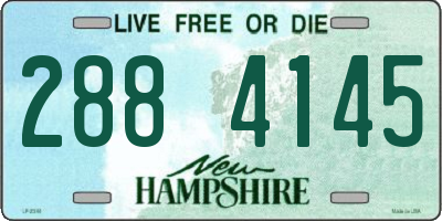 NH license plate 2884145