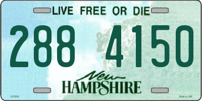 NH license plate 2884150