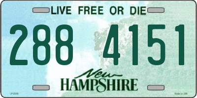 NH license plate 2884151