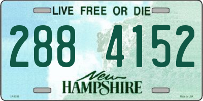 NH license plate 2884152
